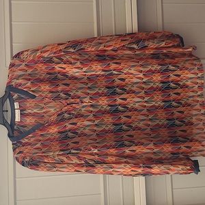 Liz Claiborne Large long sleeve sheer top